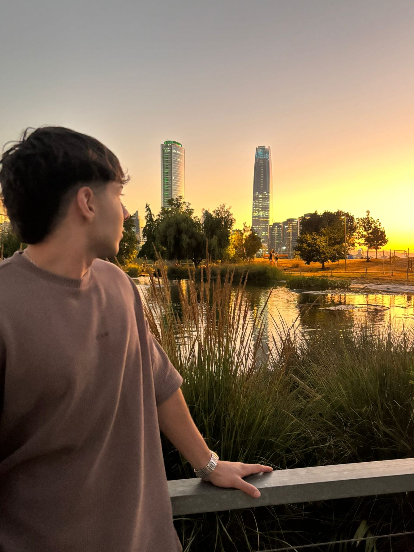 Santiago al atardecer
